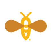 the logo for the bee's honey at The prajakta